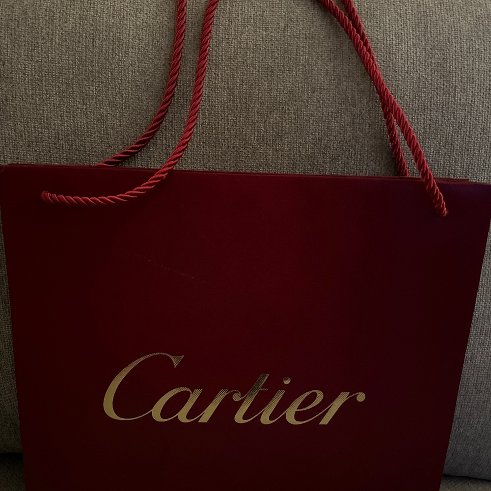 Cartier shopping bag